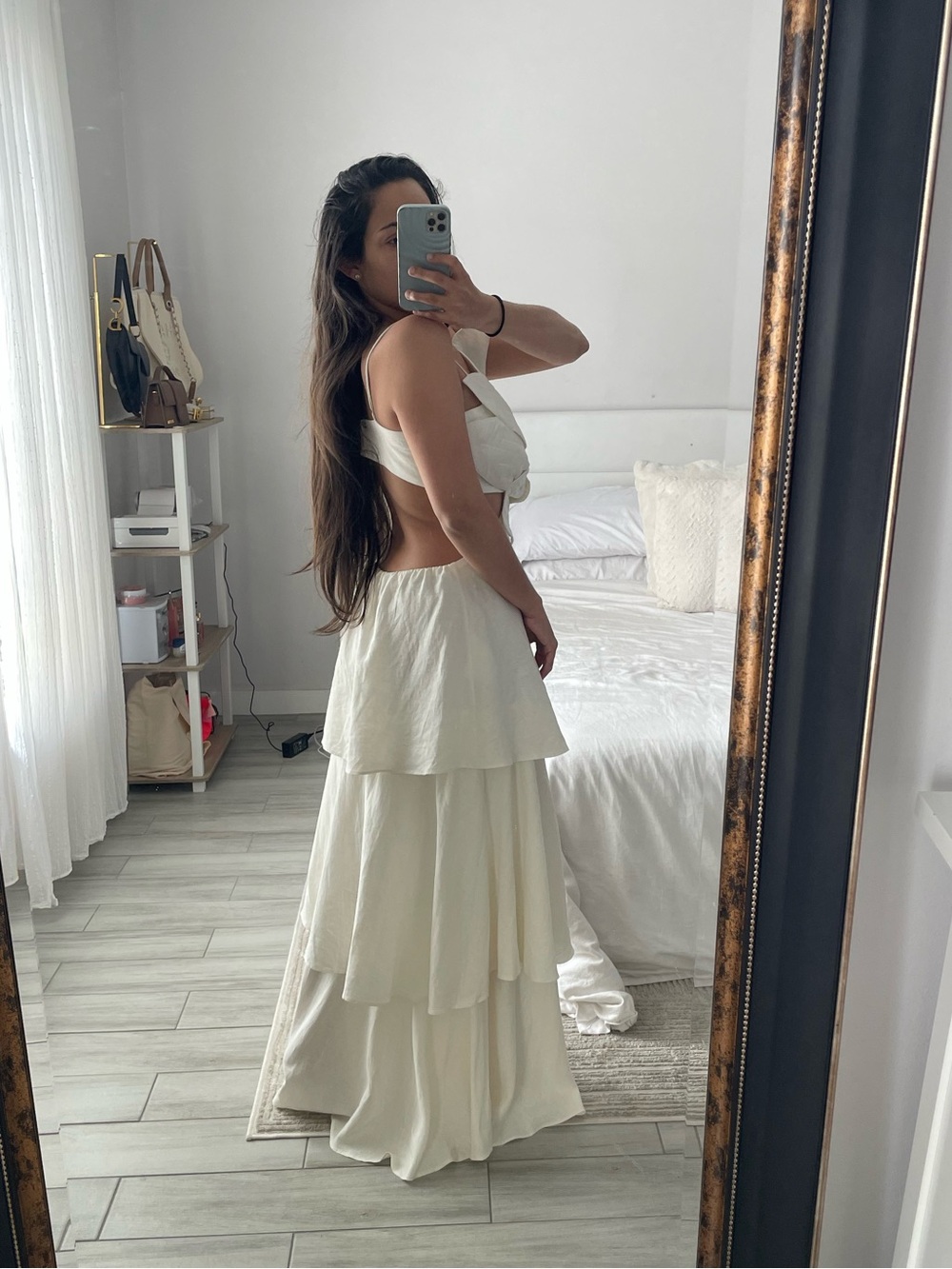 FARM Rio Off-White Flower Maxi Dress - Picture 7 of 8
